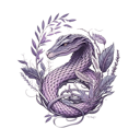 Team Lavender Snake Logo
